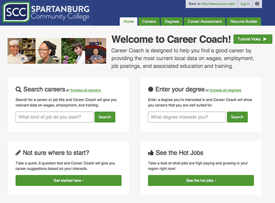 Career Assessment screenshot