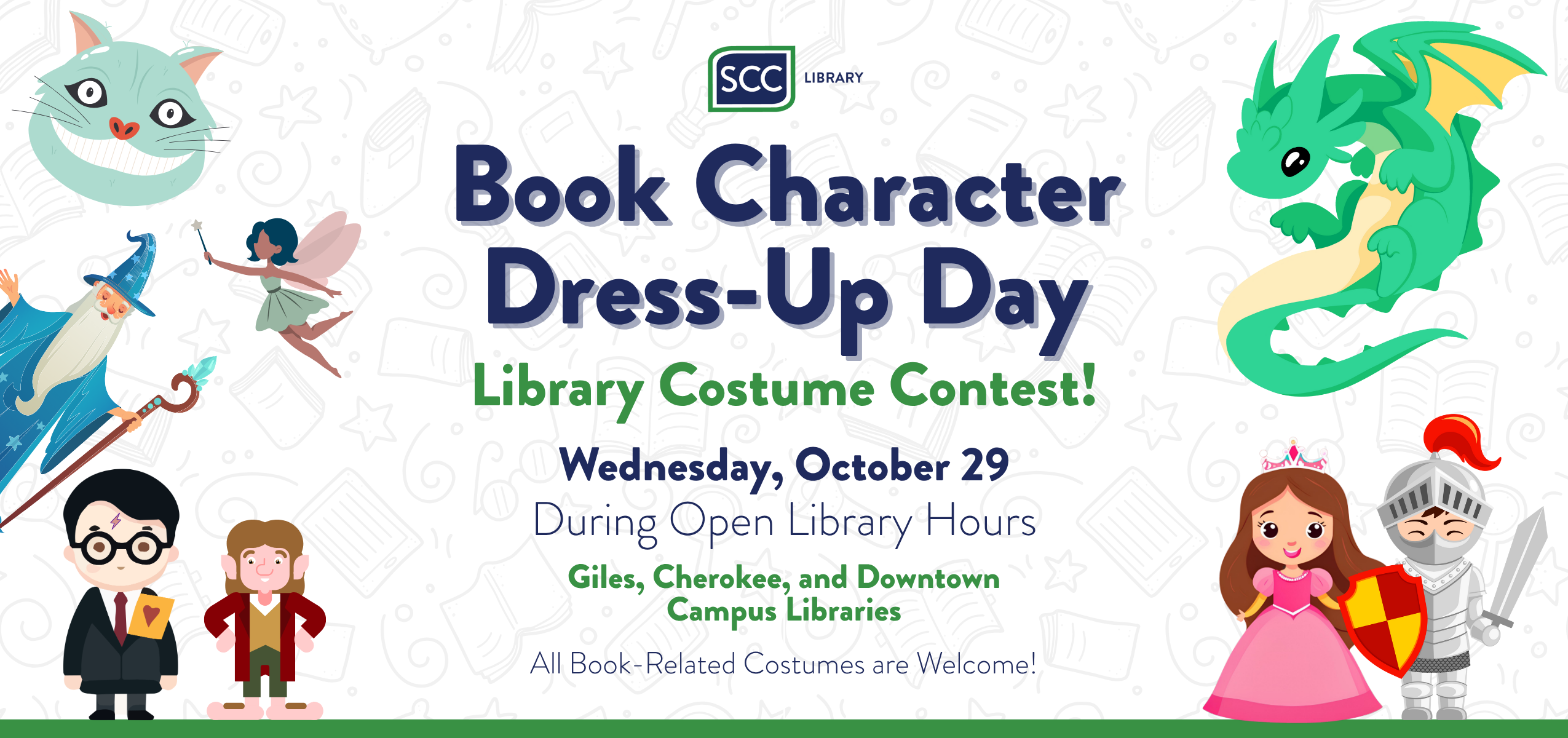 Graphic for Book Character Dress-Up Day Oct 29, 2025