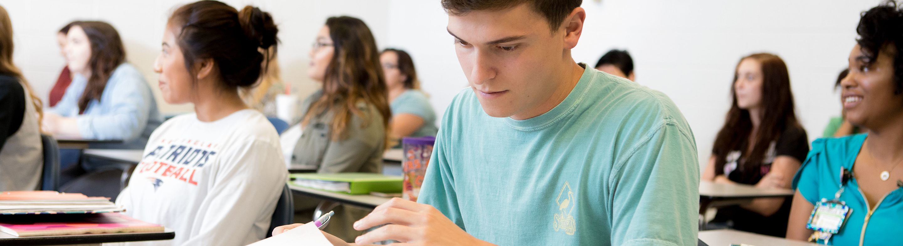 Student in Classroom