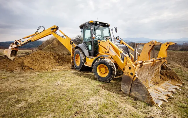 Backhoe Loader truck