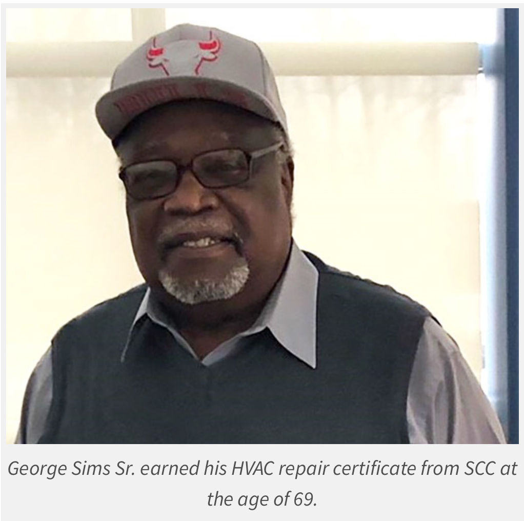 SCC alum, George Sims